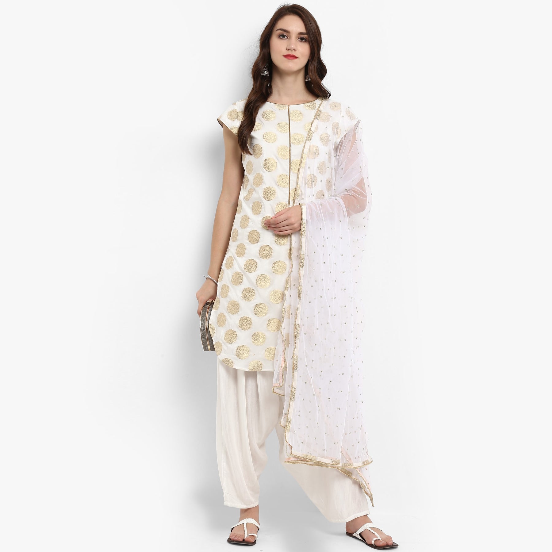 Pant Style Suit Silk White Embroidered Salwar Kameez – Kajols - Indian &  Pakistani Fashion & Tailoring