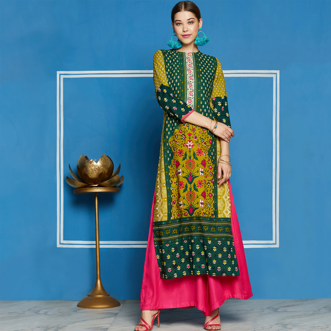 Mughal Art Women's Clothing Kurta Designs For Women | Pannkh