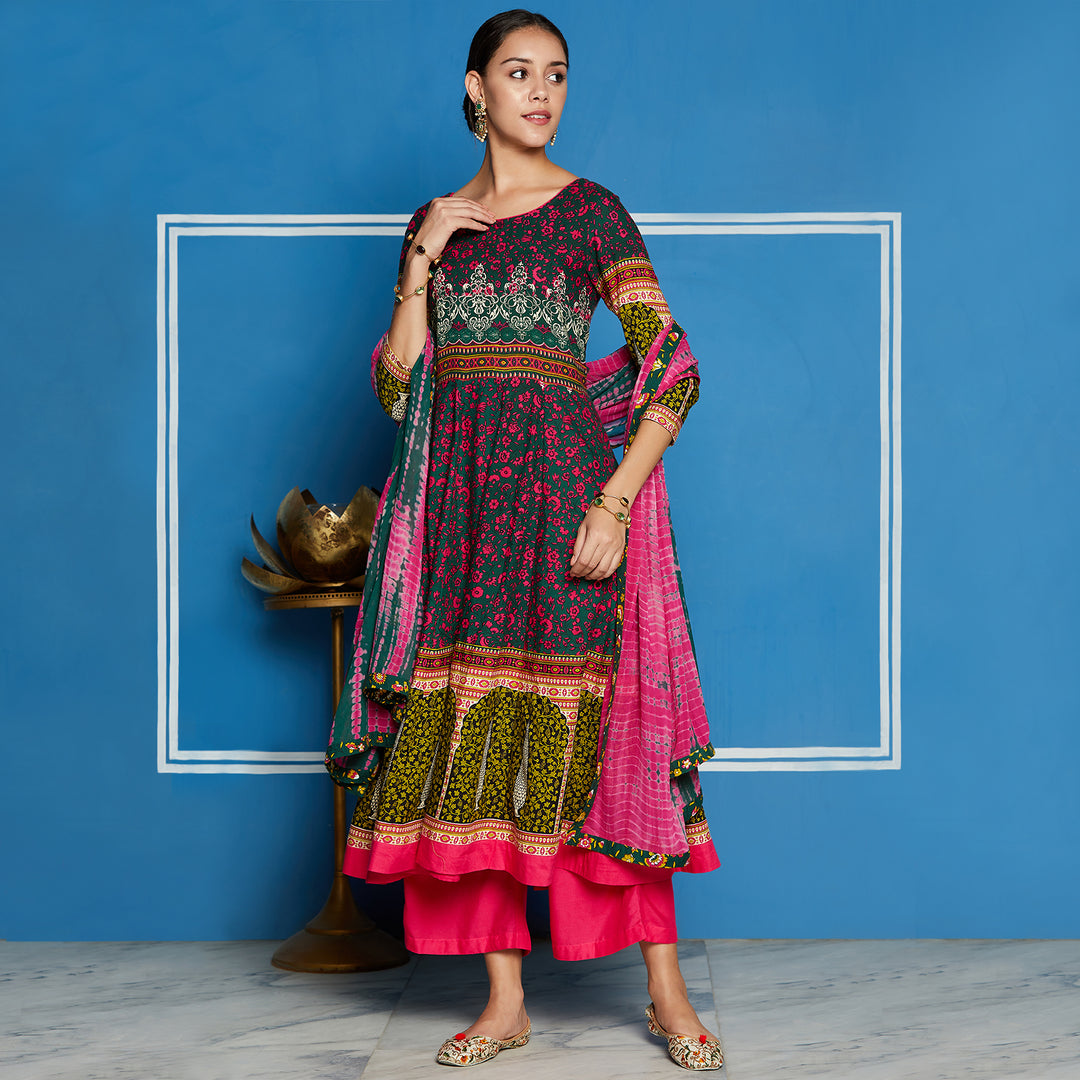 Mughal Art Women's Clothing Kurta Designs For Women | Pannkh Mughal Art Women's Clothing Kurta Designs For Women | Pannkh